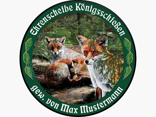 Schützenscheibe ECO-LINE Motiv 200