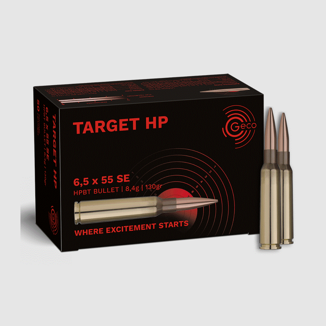 GECO 6,5x55SE Target HP 8,4g / 130grs 50Stk