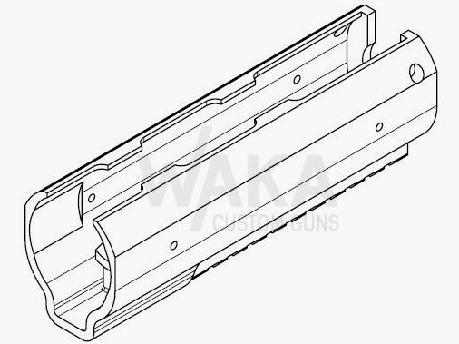 B&T hand protection TL99 1x NAR (1x bottom) for HK MP5