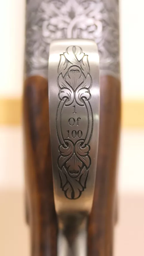 JAGDFLINTE BROWNING B525 HTG 100. JAHRESTAG KAL. 12/71CM Waffe Kategorie C, Bild 11 von 14