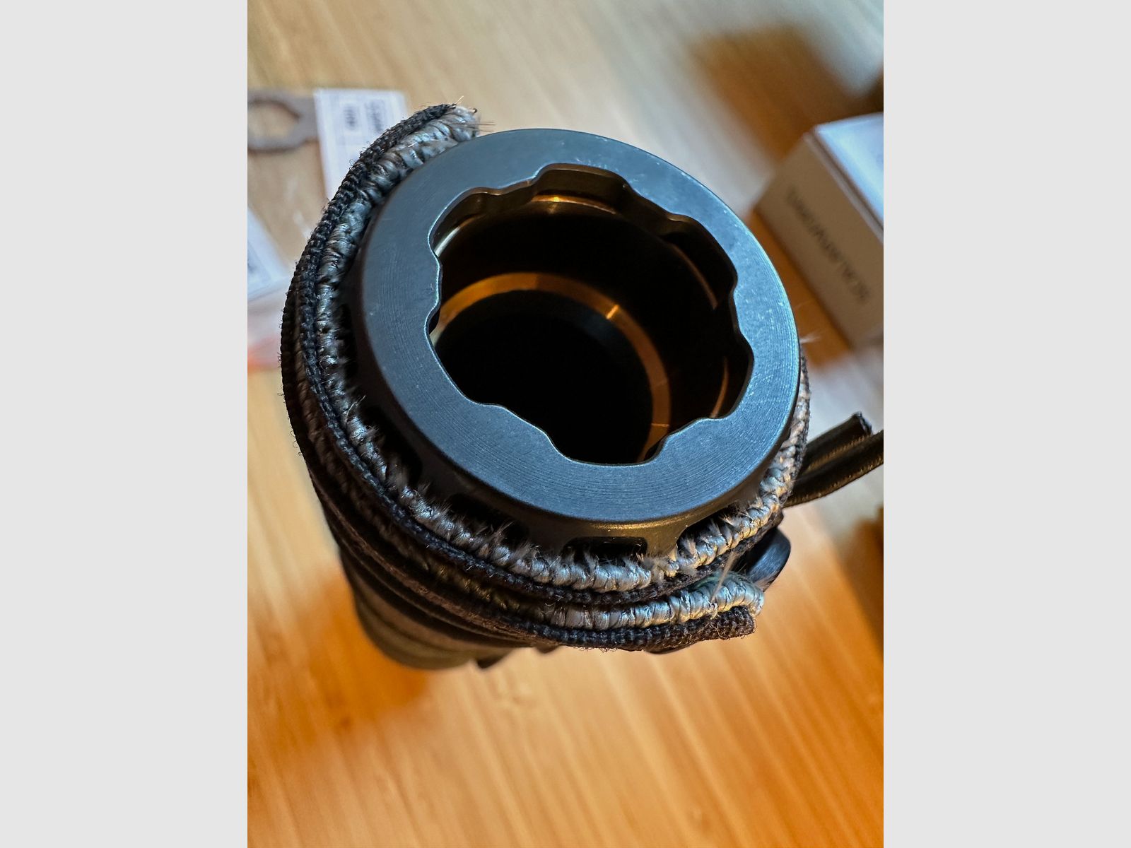 Acheron ACS E1 Hexalug 7,62mm Schalldämpfer + md-textil Hitzeschutz Schalldämpfer Cover