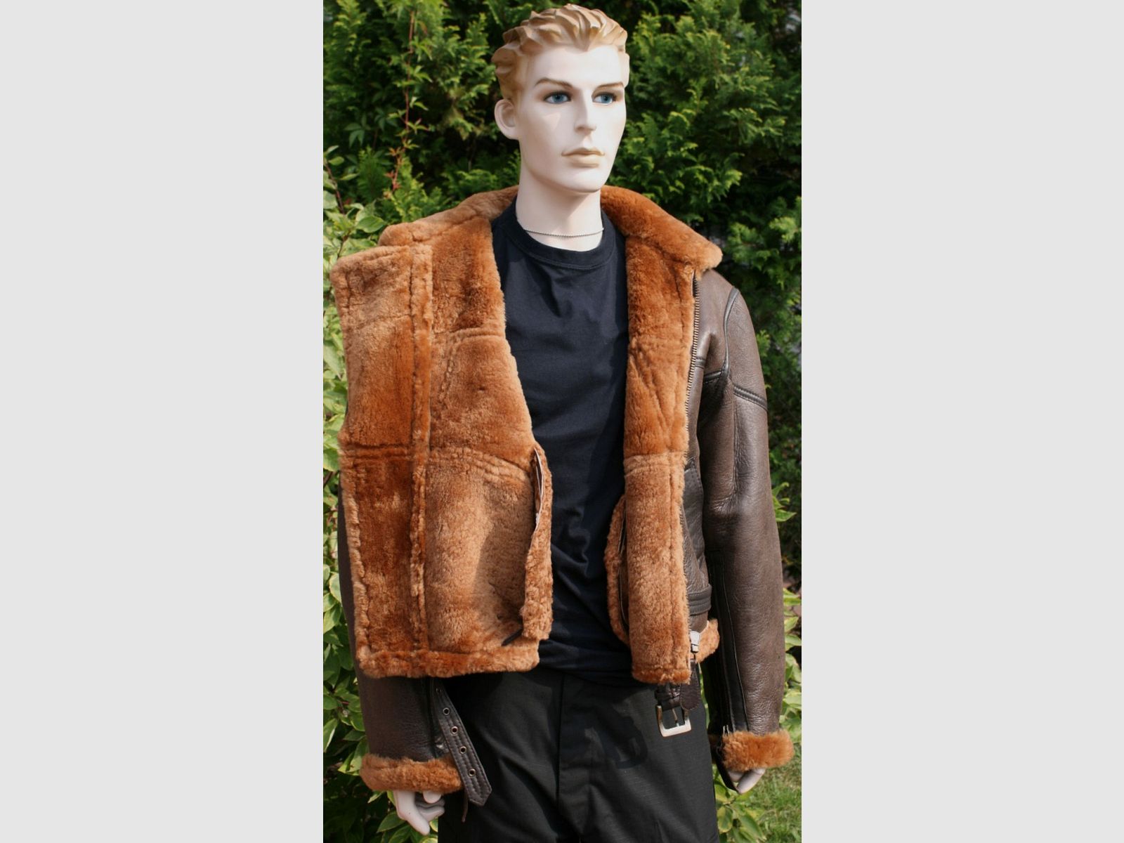 Mil-Tec RAF-Piloten-Lederjacke, Bild 4 von 8