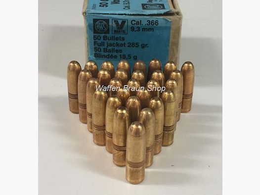 RWS projectiles VM 9,3MM .366 DIA 18,5G 50 pièces
