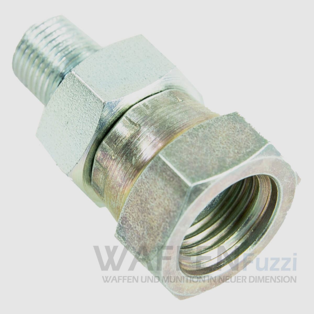 Connection plug 1/8" BSP to 1/4" BSP internal thread