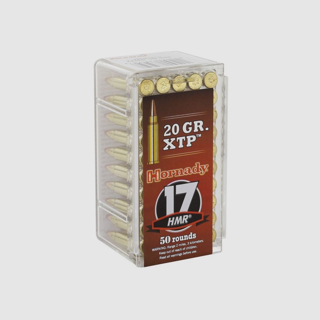 HORNADY 17HMR XTP 20GR