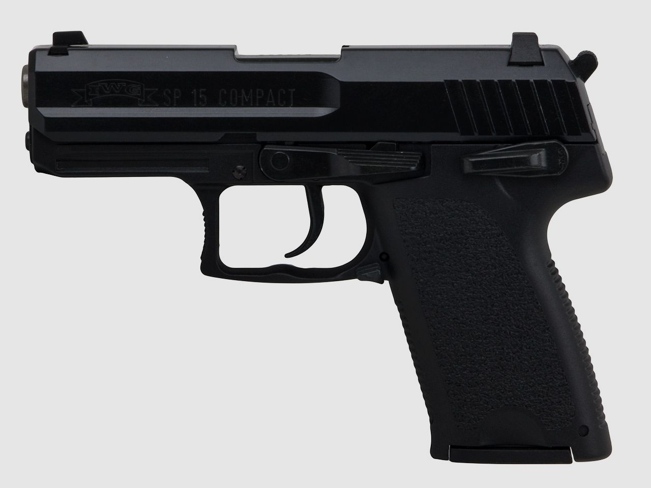 Schreckschuss Pistole IWG SP 15 Compact Kaliber 9 mm P.A.K.(P18)