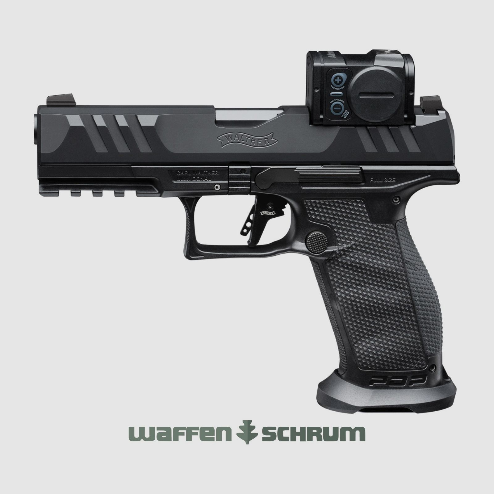 Walther PDP Full Size 4.5'' 9mm Luger Professional ACRO 18 Rounds +2 Spare Magazine Dynamic Performance Trigger