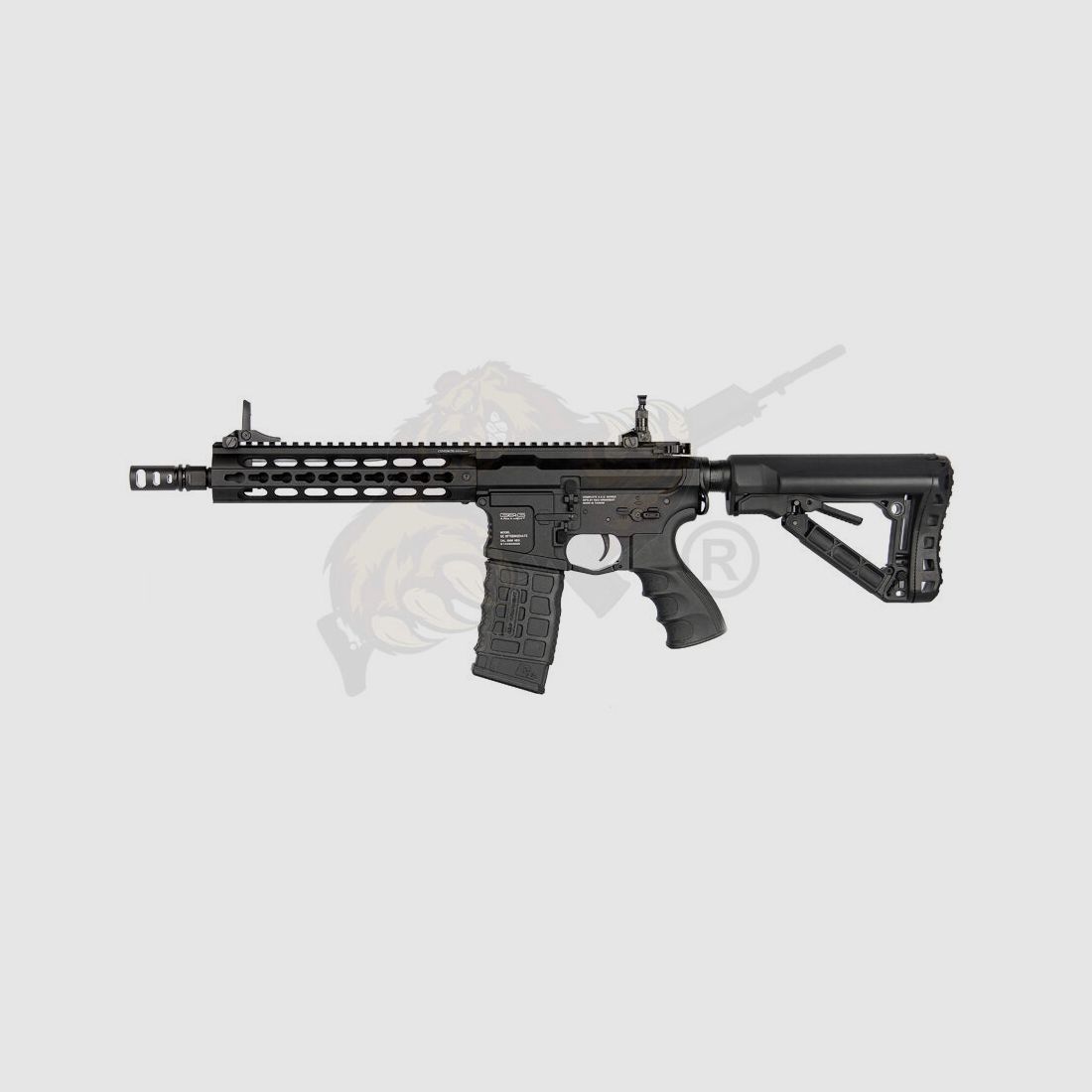 G&G GC16 WARTHOG 9" Airsoft mit ETU in schwarz - max. 0,5 Joule