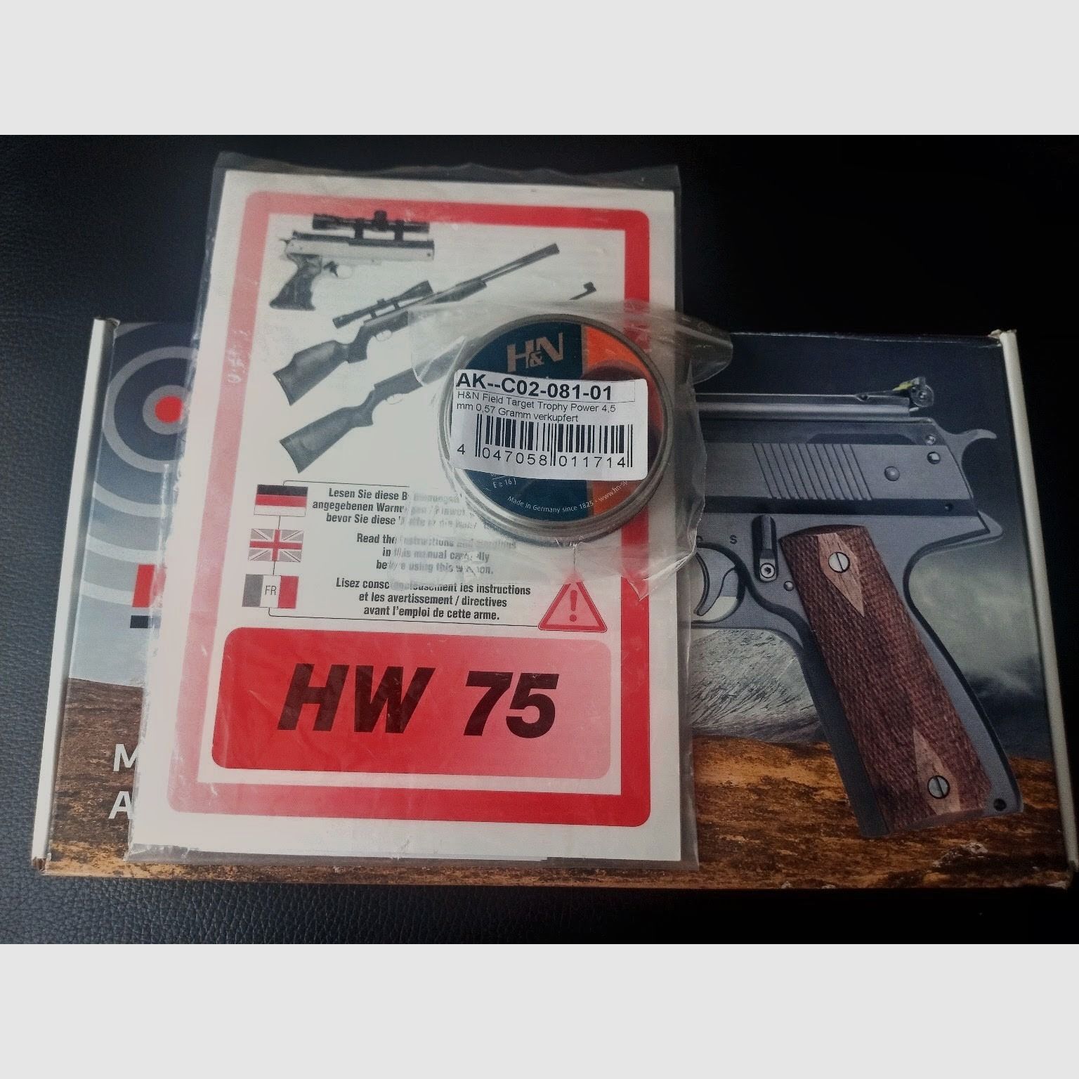 Weihrauch HW75 – Kal. 4,5 mm – Neuwertig – DSB-konform – Komplett mit Zubehör