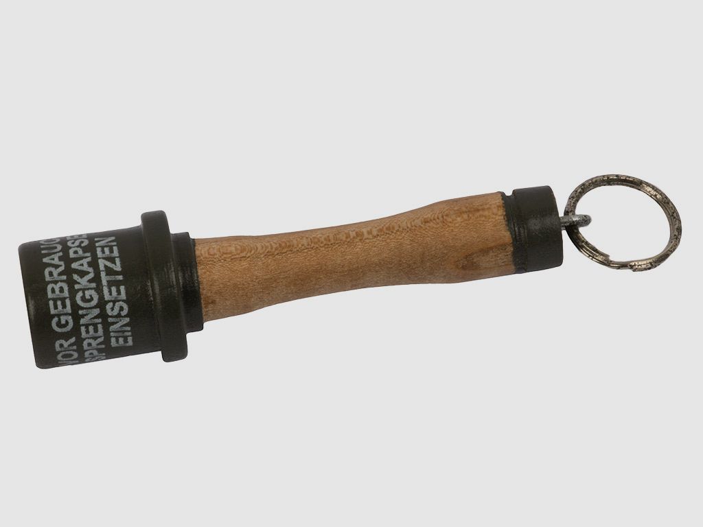 SchĂĽsselanhĂ¤nger Stielhandgranate M24 Deutschland handgefertigt