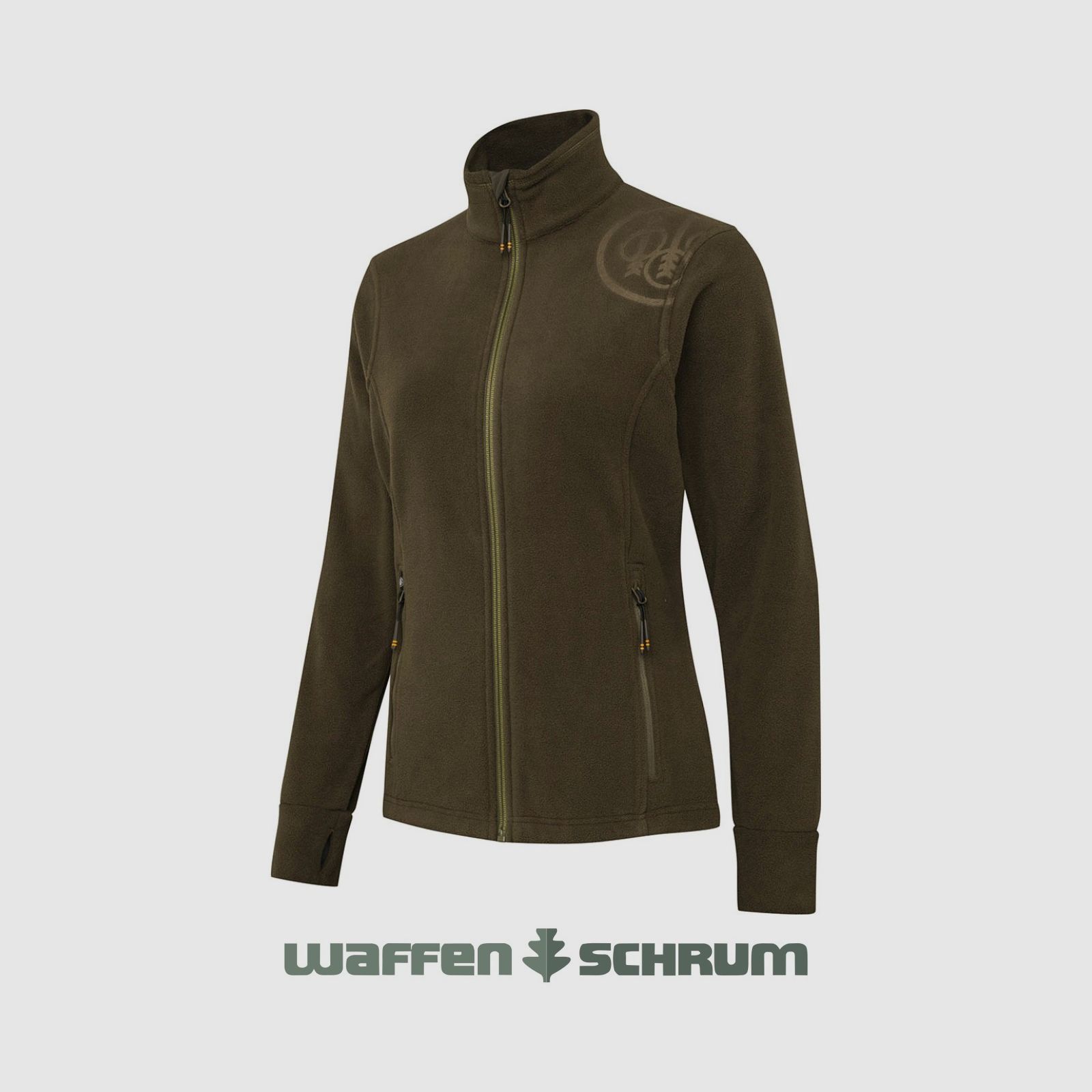 Beretta Fleece Jacket HP Logo Green Moss