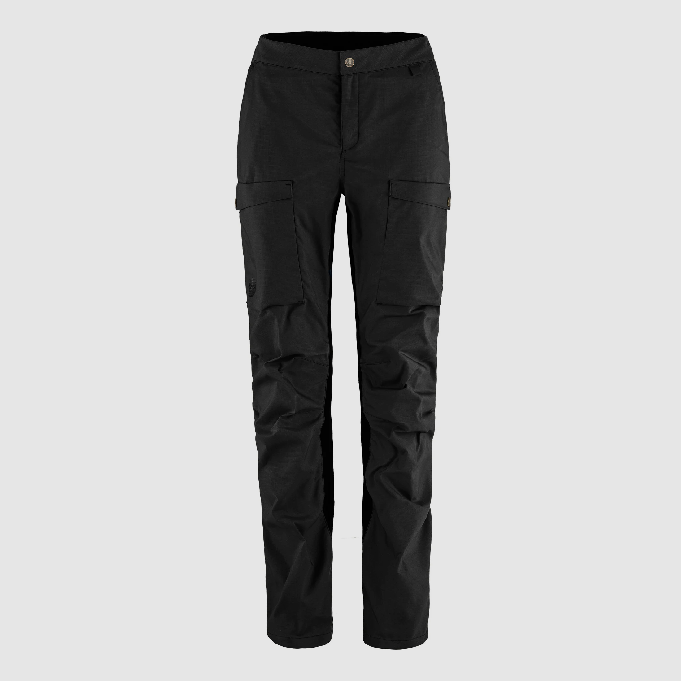 Fjällräven Abisko Hybrid Trail Trousers W Short – Black, billede 1 af 2