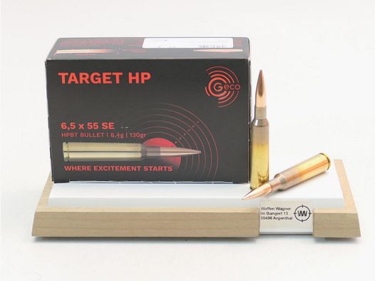 Geco Target HP 8,4g / 130grs, A50 6,5x55
