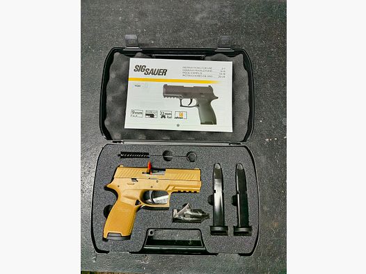 Sig Sauer P320 Ral 8000 / Dark Earth 9mm P.A.K 3 Magazine