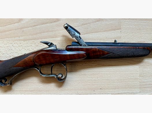 9mm Flobert Tesching Flinte Warnant- System Luxus "Zimmerstutzen" Salon,- Sammlerwaffe (ähnlich Ferlach) Antik, Schädlingsbekämpfung