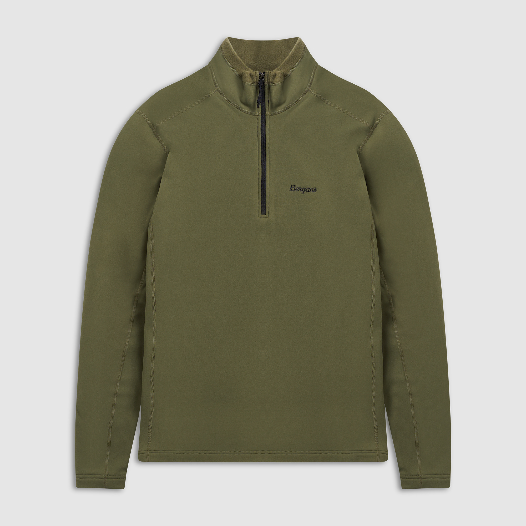 Bergans Midtli Midlayer Half Zip Hommes Pine Forest XXL