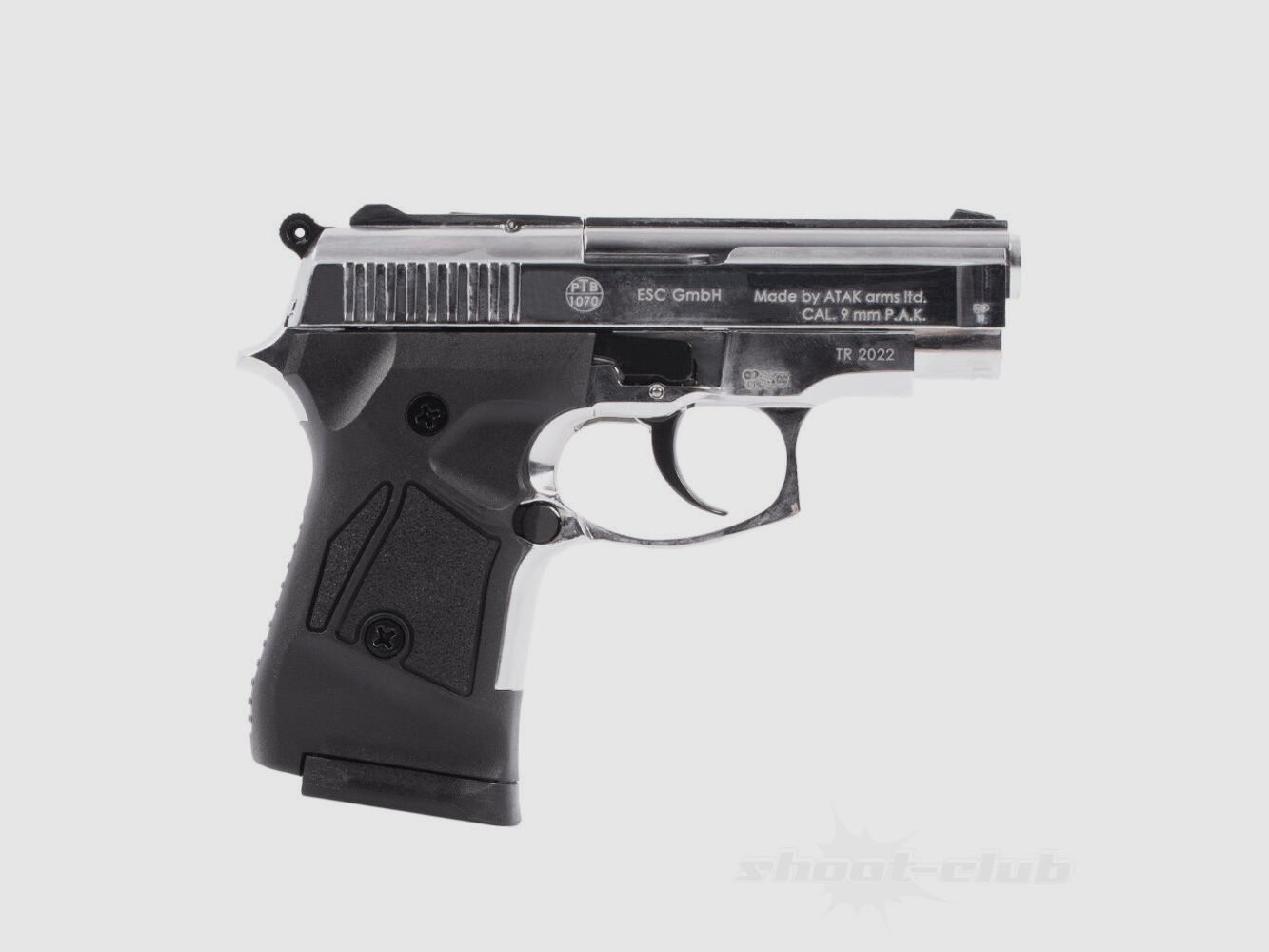Zoraki 914-P Schreckschusspistole Chrom 9mm P.A.K., Bild 2 von 5