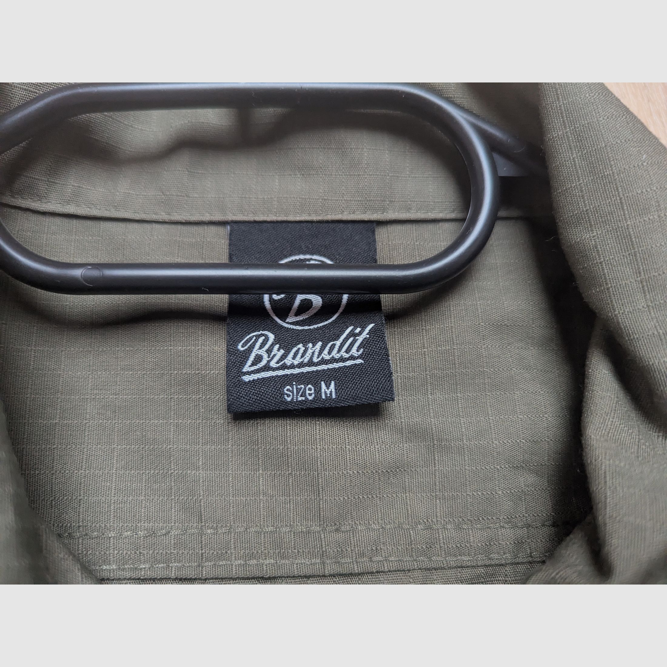 Brandit Shirt US Ripstop Shortsleeve oliv olive M Shirt MEDIUM camouflage