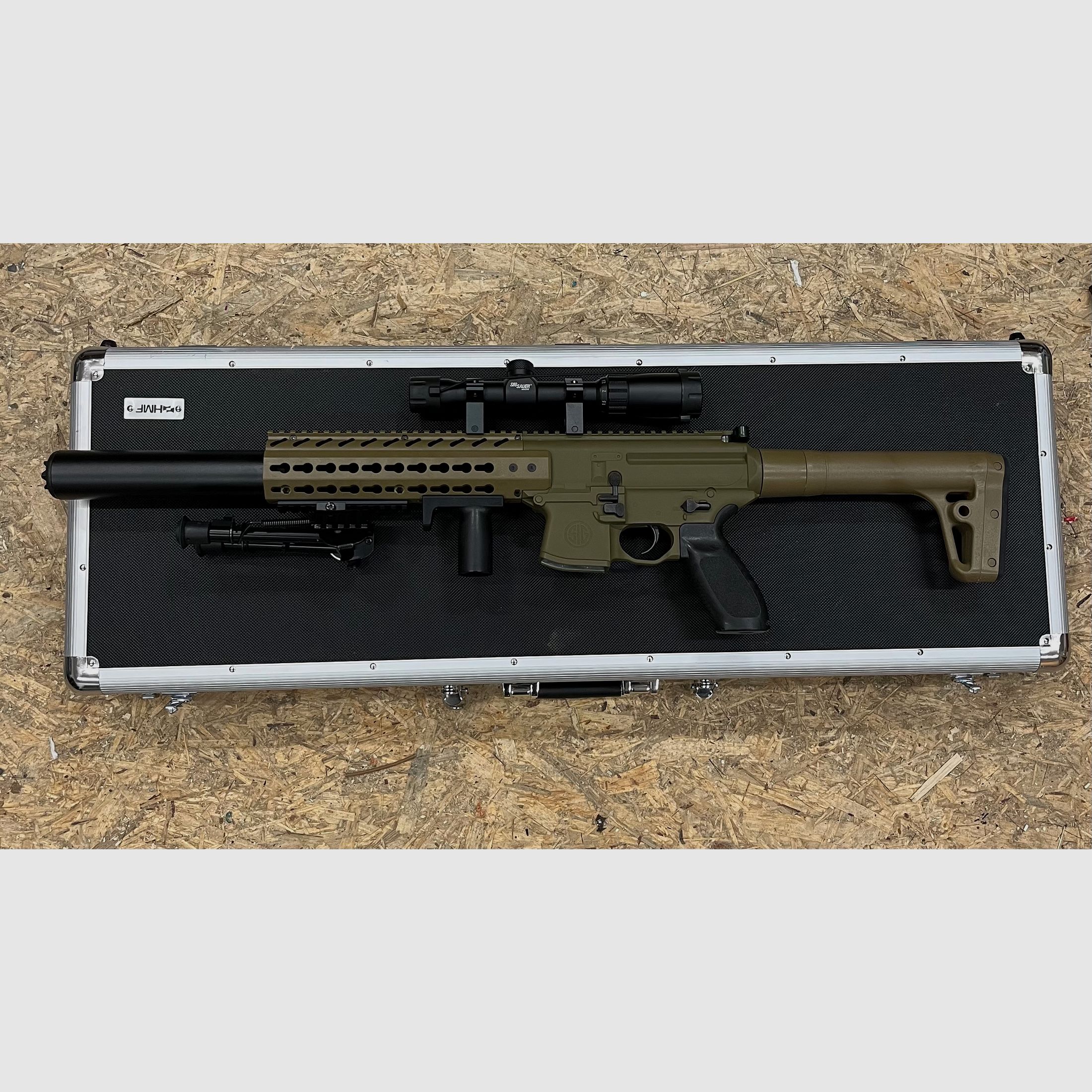SIG SAUER MCX Gen 1 + 1-4x24WR Absehen, Frontgriff +Set 