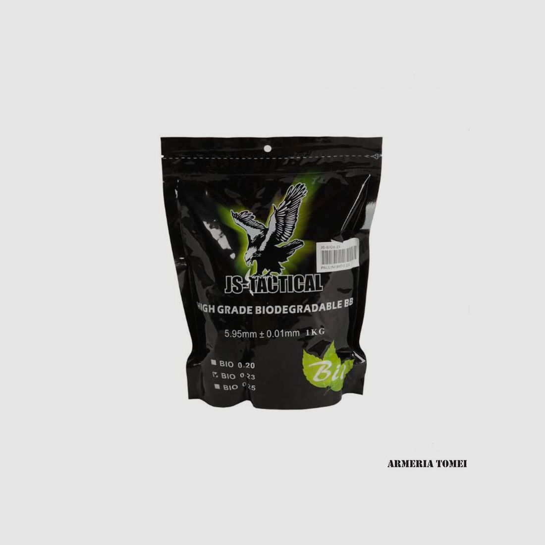JS-TACTICAL – BIOLOGISCH AFBAARBARE BB's 0,25G WIT