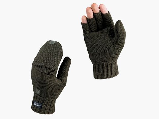 Guanti senza dita in maglia Skogen