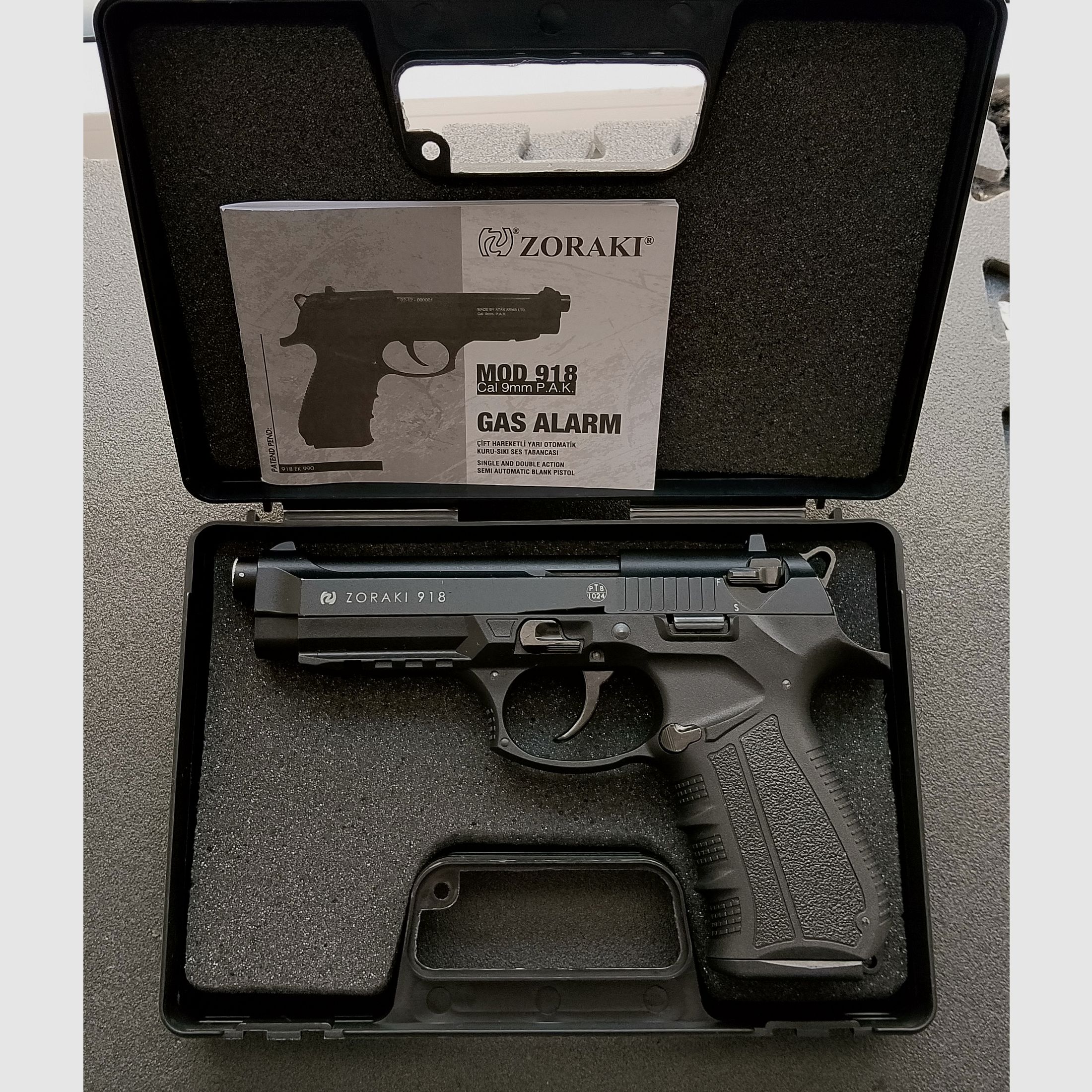 VK Zoraki 918 9mm P.A.K. Schwarz