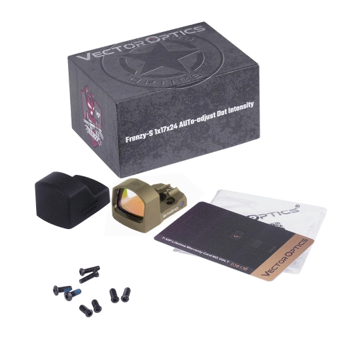 Vector Optics - Rotpunktvisier Frenzy-S 1x17x24 Red Dot - 3 MOA - FDE - SCRD-53, Bild 8 von 8