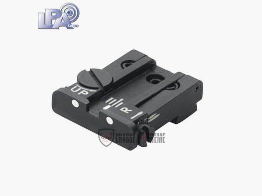 Hausse Réglable LPA pour Glock 6,50 mm