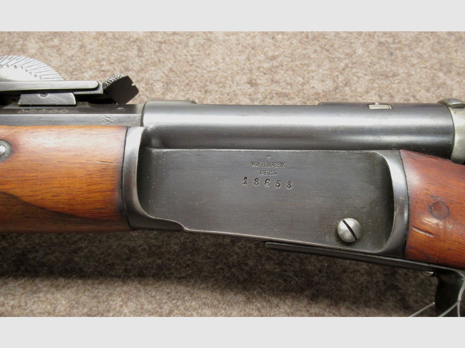 AB-129 VETTERLI Büchse Mod. 1881 Stutzer Kal. 10.4mm, Bild 3 von 6