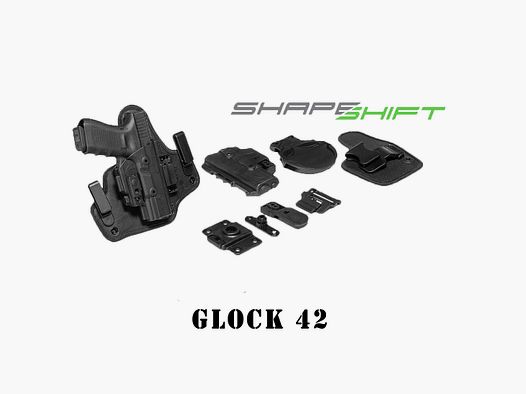 Aliengear Holsters ShapeShift Starter Kit Glock 42 Left-Handed