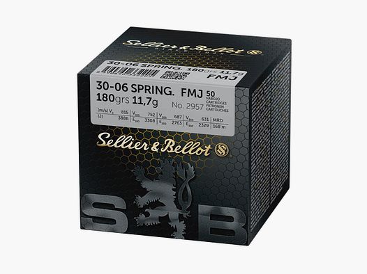 .30-06 Springfield Sellier & Bellot FMJ 180gr/11,7g (V331692)