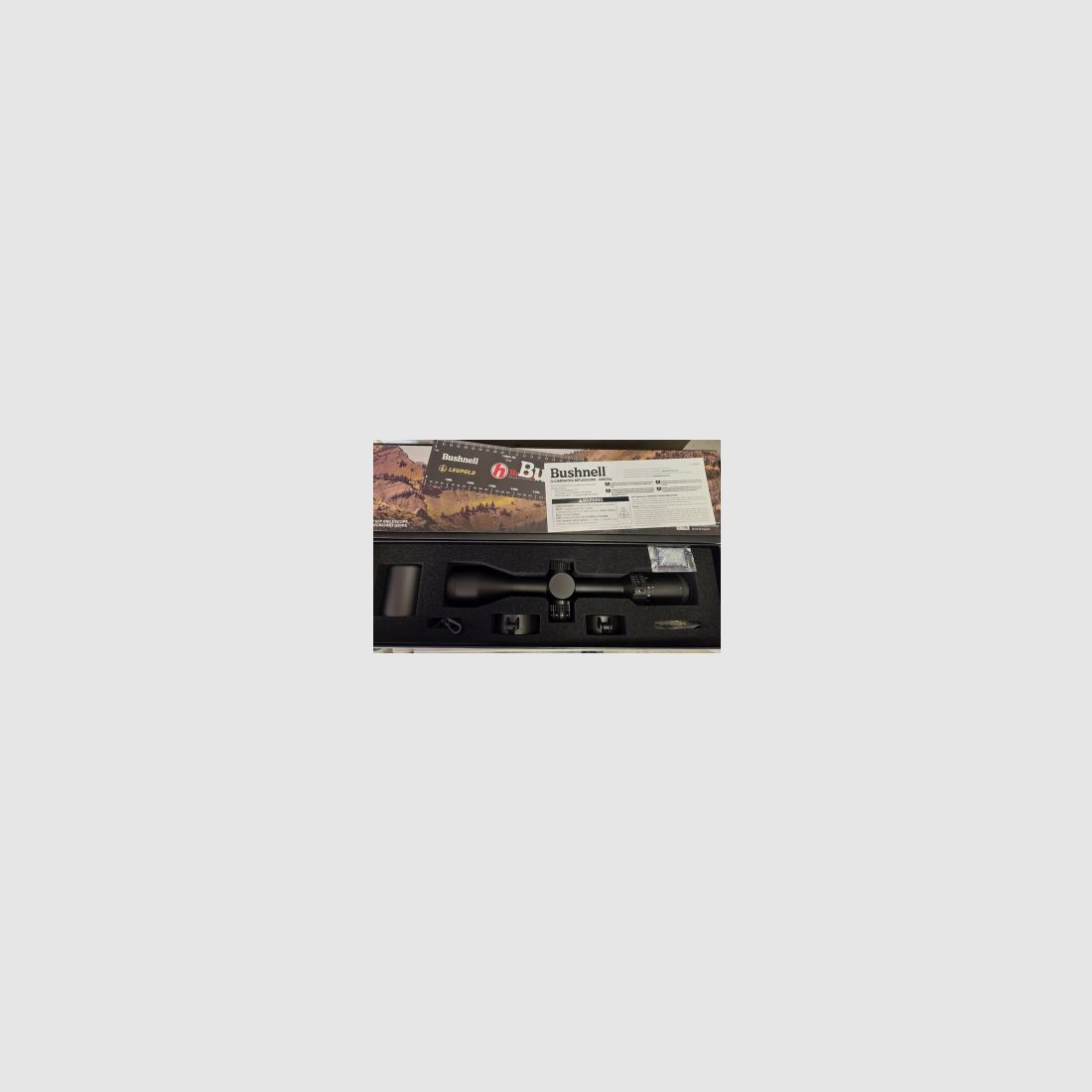 BUSHNELL ZF R7 3-15X50MM ED BLACK ILLUM. SFP MRAD FIBER DOT W/HOLDOVER EXO