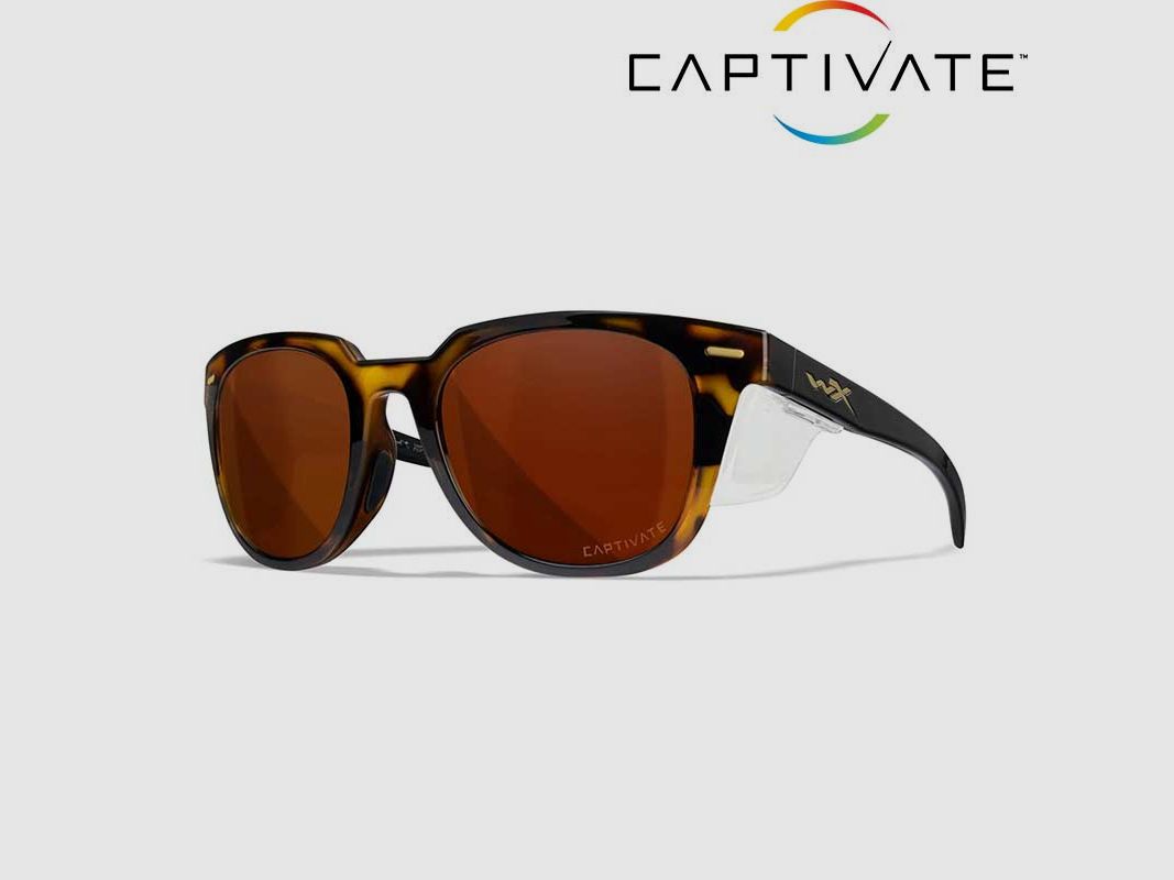 Okulary Sportowe Z Polaryzacją Wiley X ULTRA CAPTIVATE™ Polarized Copper Lenses Gloss Demi Brown/Gloss Black Frame, zdjęcie 5 z 5
