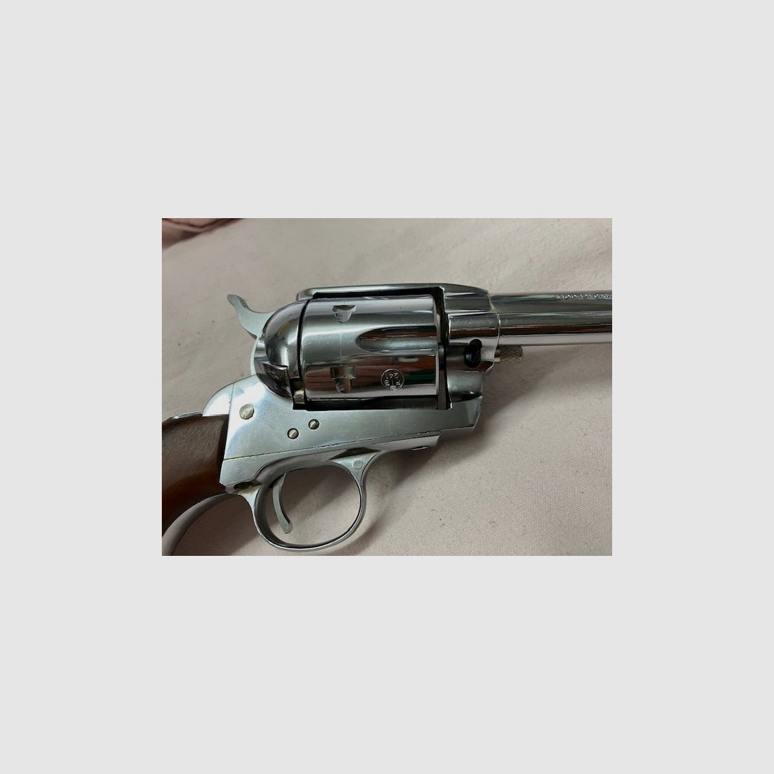 Texas Scout Frontier 9mm K, PTB Nr. 241 - Esecuzione Gunfighter (versione corta) di H. Schmidt MAI UTILIZZATO - TOP -