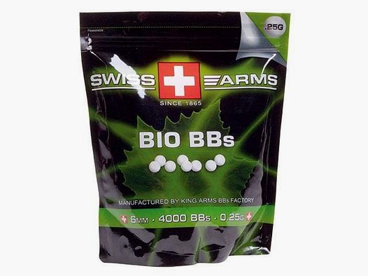 GSG Swiss Arms Bio BB's Softair-Kugeln 0,28g - 3600 Stk.