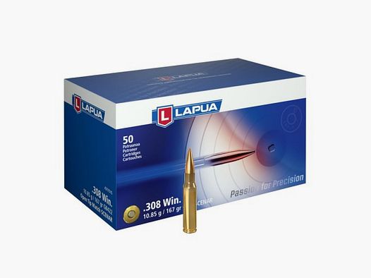 Lapua HPBT Scenar 167grn .308Win (50 stuks)