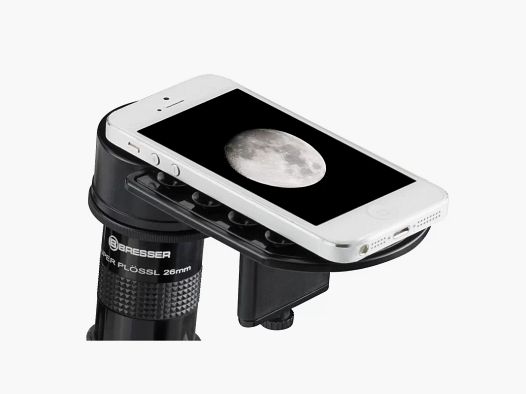Smartphonehalter BRESSER Deluxe für Teleskope und Mikroskope