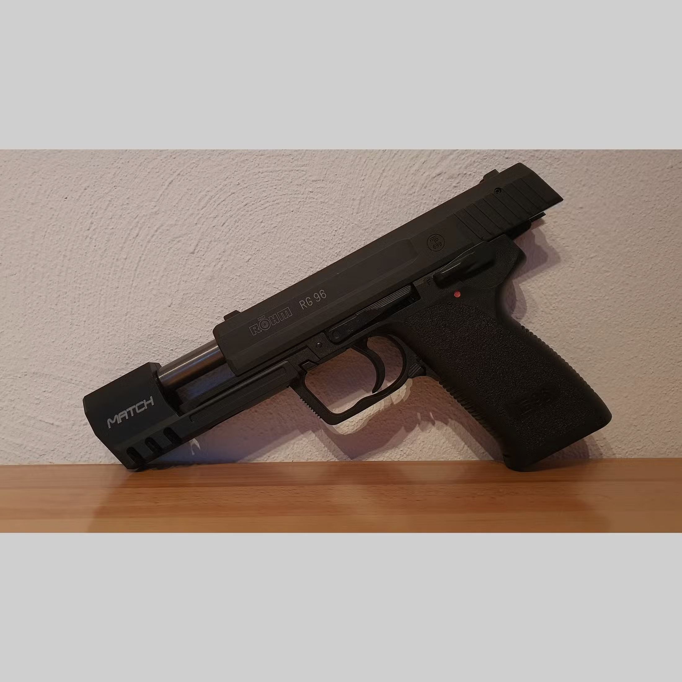 Röhm RG 96 Match, im Kaliber 9 mm P.A.K black