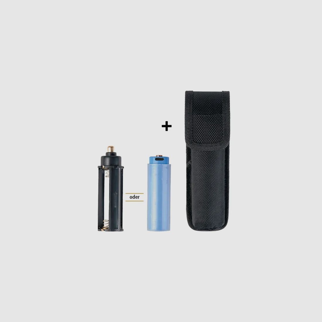 Flashlight MISSION 1000 RECHARGE with 3 brightness levels + strobe flash