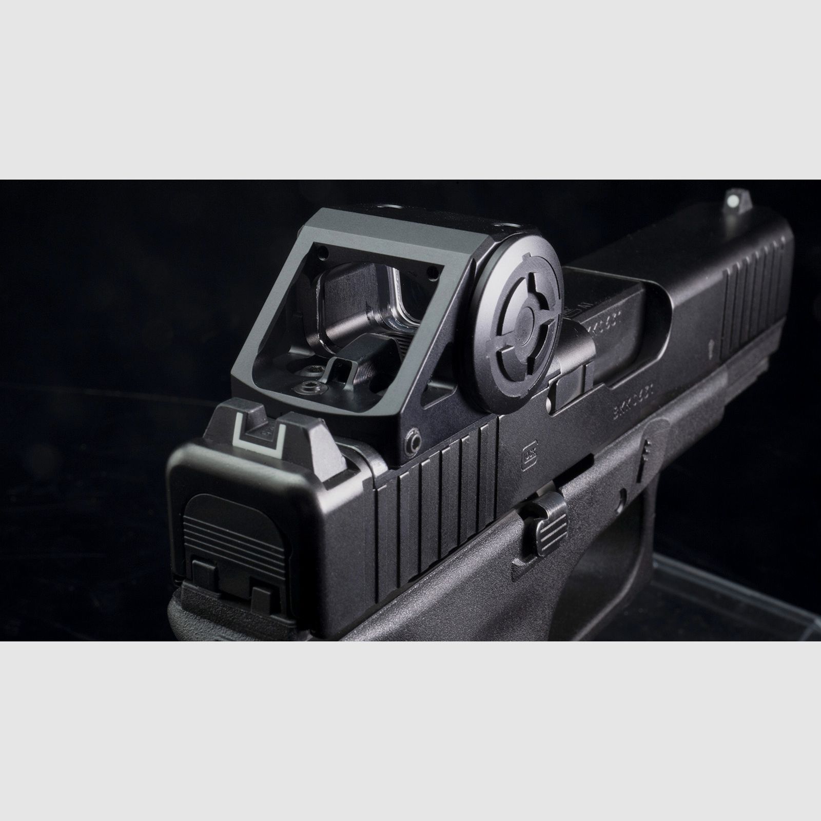 SHIELD Advanced Mini Sight (AMS) Rotpunktvisier – 8 MOA – Mattschwarz, Bild 3 von 5