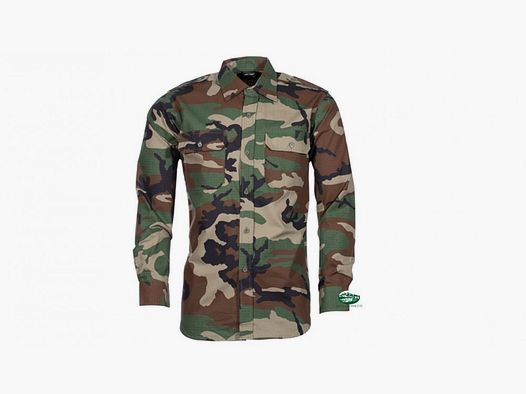 MILSPEC Camicia da tiro ripstop woodland
