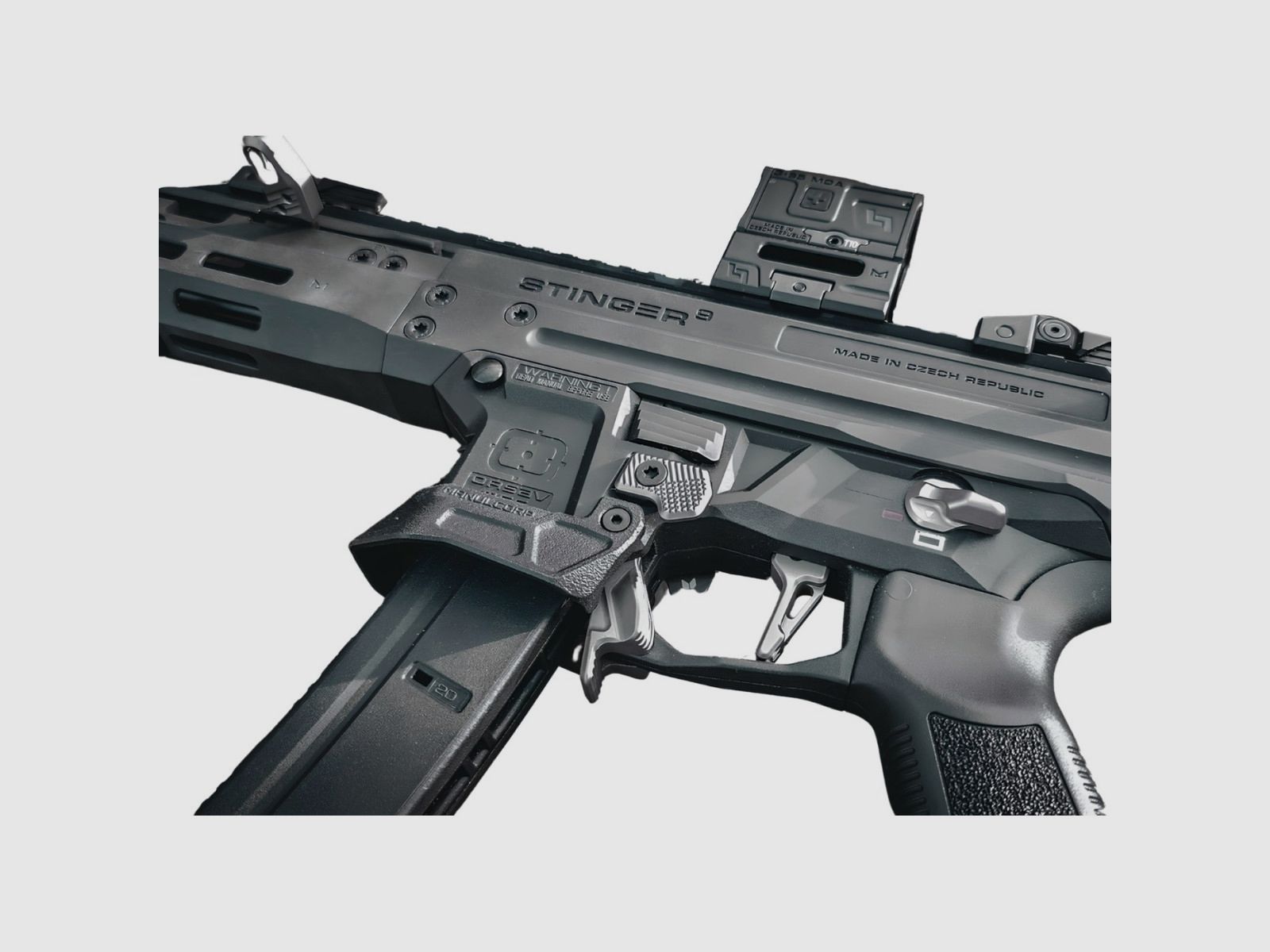 Manul Corp. - Dźwignia zwalniania magazynka do Lucansky Arms Stinger 9 - Black - M07-1101-AAK, zdjęcie 2 z 2