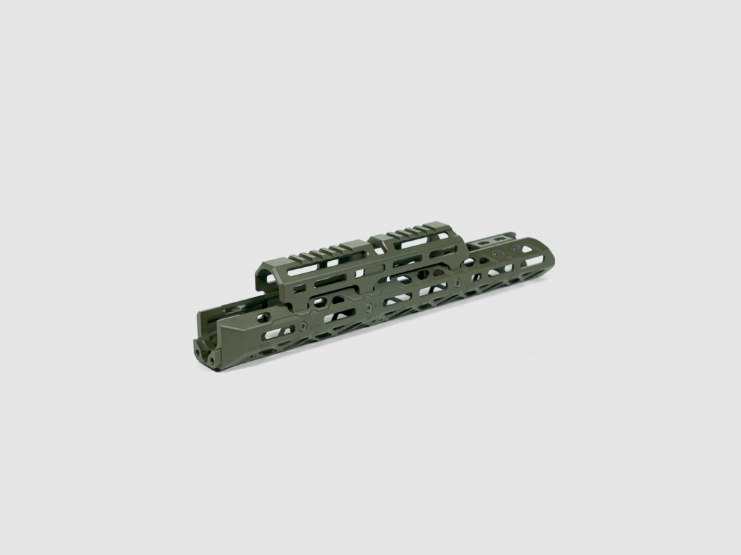 KPYK Langer AK M-LOK Handschutz mit langem Gasrohrcover CRC 1U004B OD Green