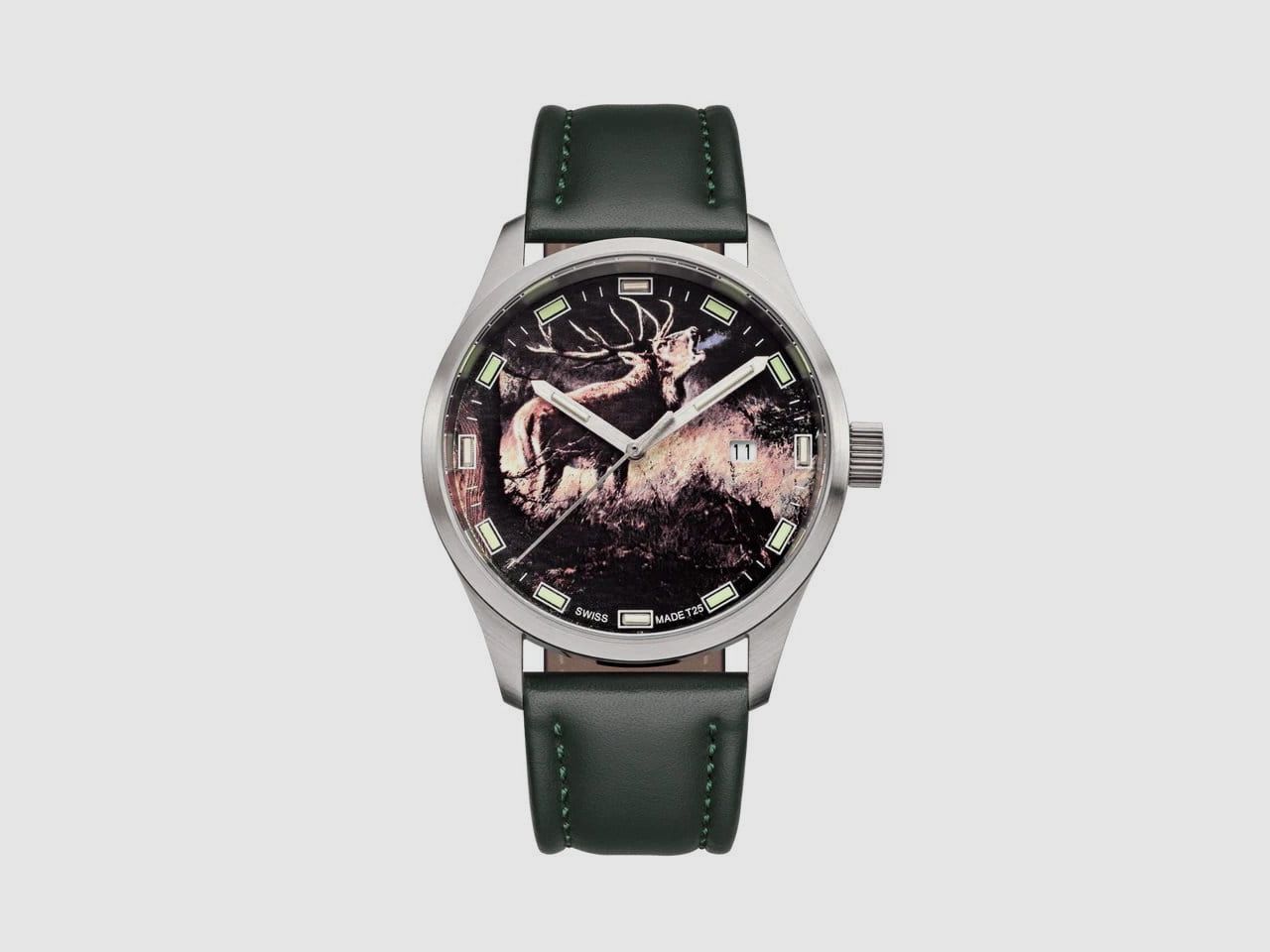 Swiss Timer Trapper Hirsch H3 Uhr