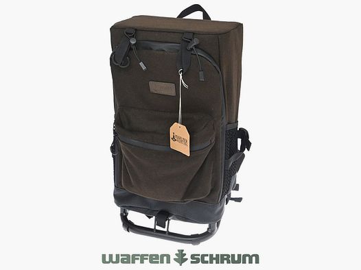 Mjoelner Hunting Rucksackstuhl Björn Braun mit Metallrahmen