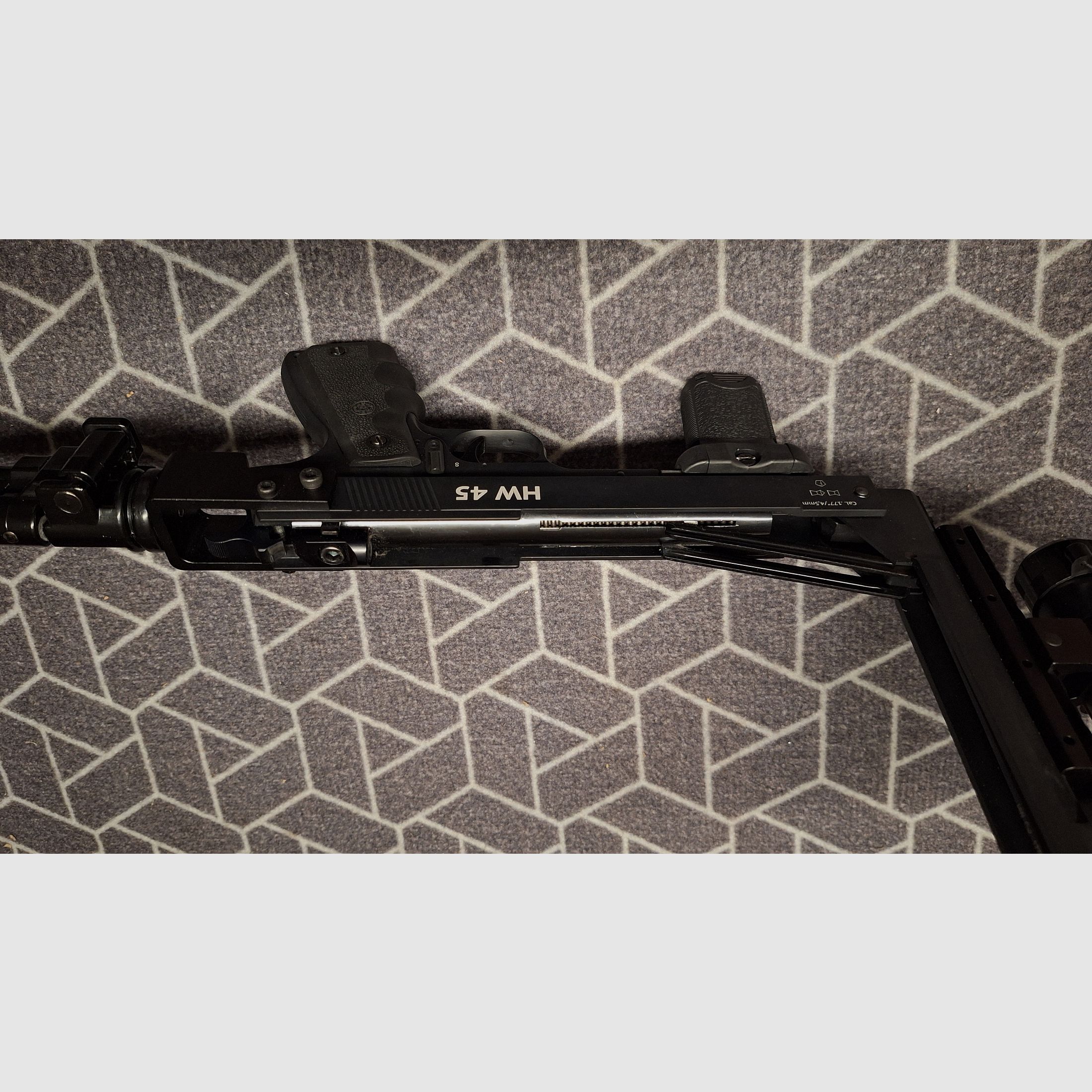 Weihrauch HW 45 Tactical Pistol Carbine!