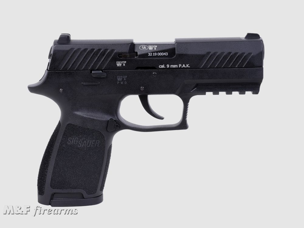 SigSauer P320 Schreckschusspistole Kaliber 9 mm P.A.K.