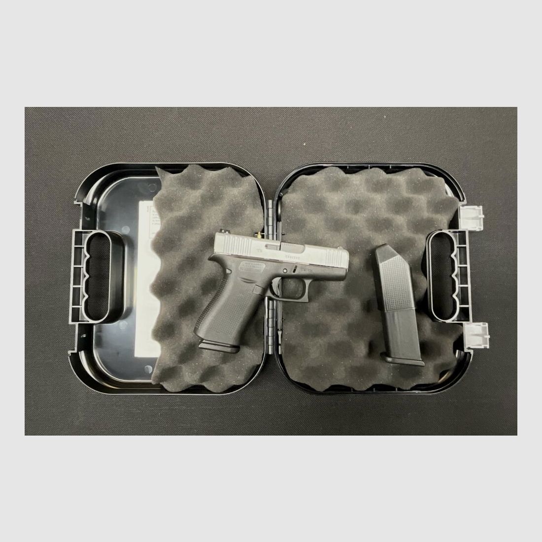 Glock 43X Silver 9mmLuger