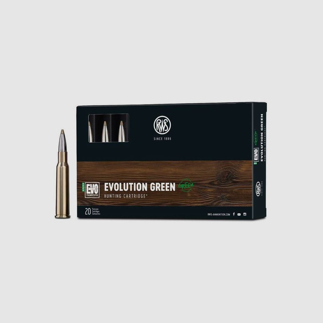 RWS 7x57R Evolution Green 8,2g/127gr, Bild 2 von 4