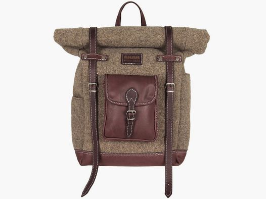 Sac à dos roll-top AKAH en feutre de laine